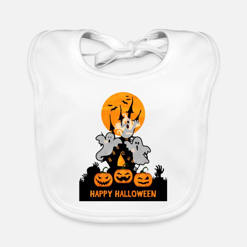 Halloween Baby Bio-Lätzchen