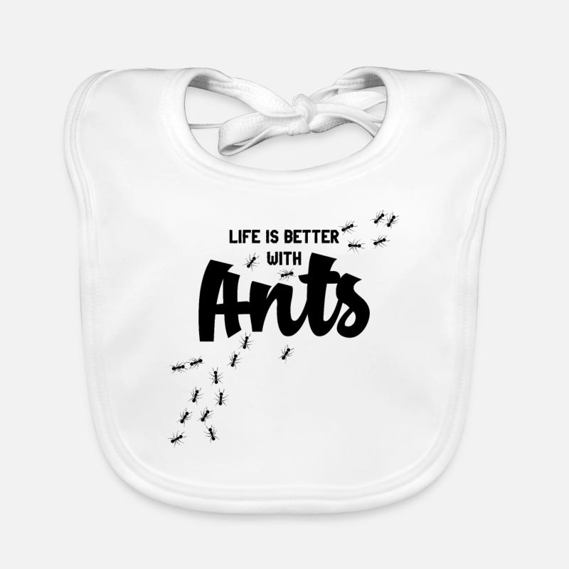 Ants Organic Baby Bibs