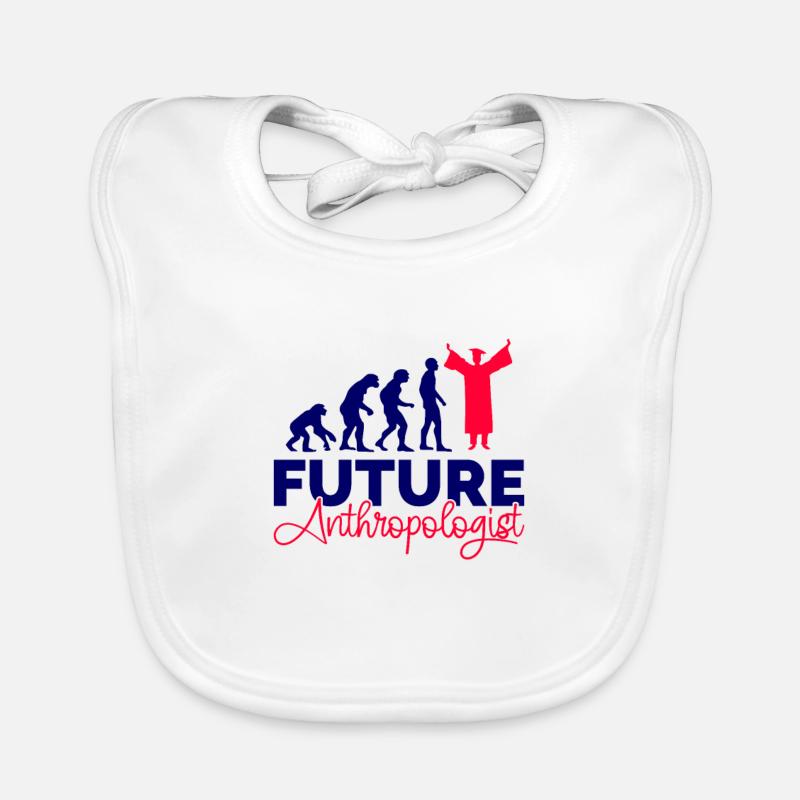 Future Antropologist Organic Baby Bibs