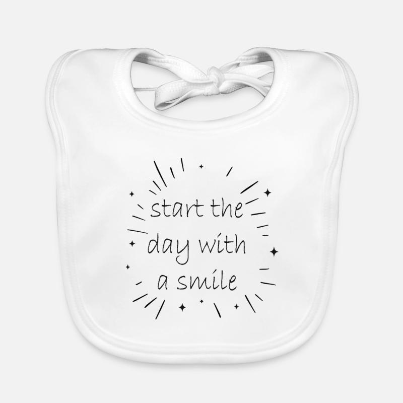 Smile sourit Bavoir bio Bébé