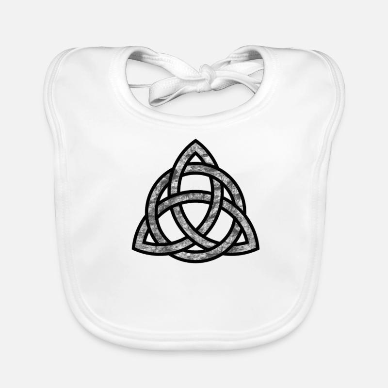 Celtic knot Organic Baby Bibs