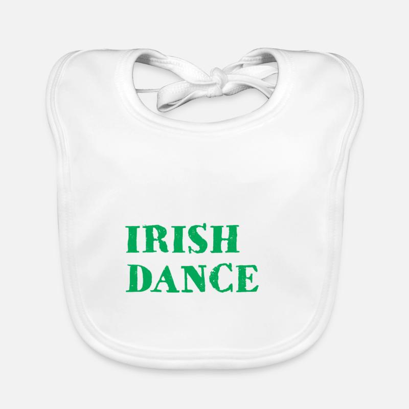 Eat Sleep Irish Dance Répéter Dancing Dancers Ireland Bavoir bio Bébé
