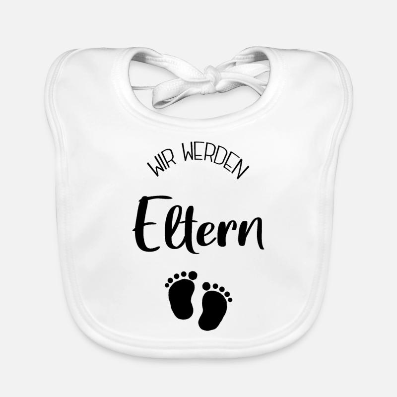 Wir werden Eltern Baby Bio-Lätzchen