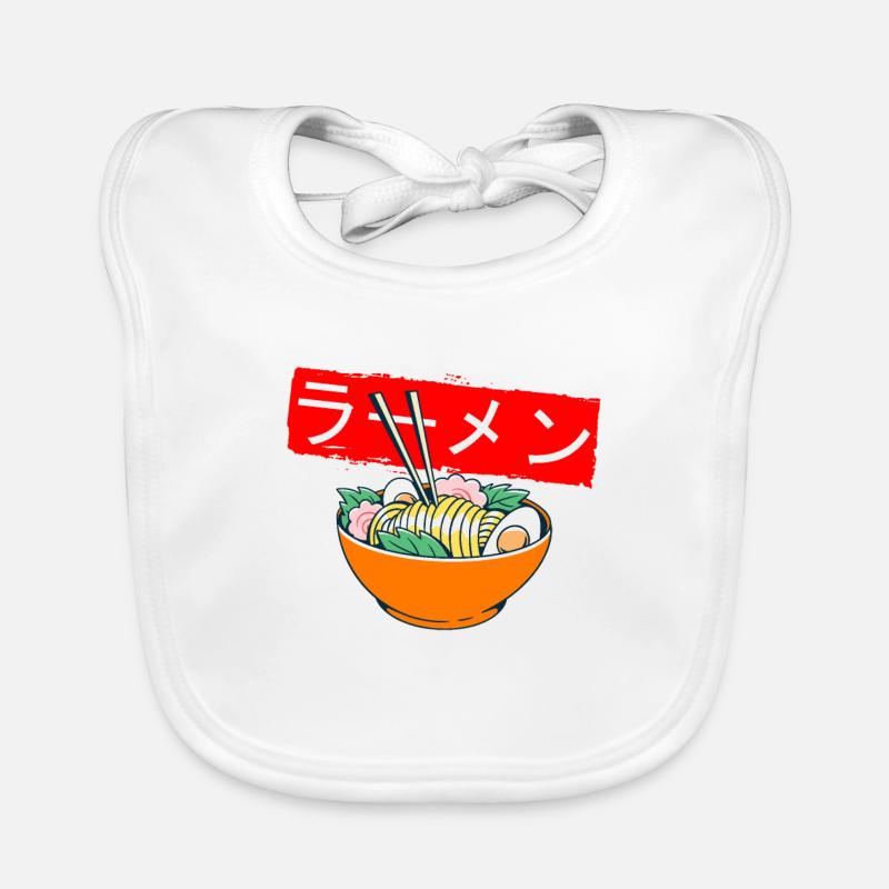 Soupe d'anime Soupe asiatique Bavoir bio Bébé