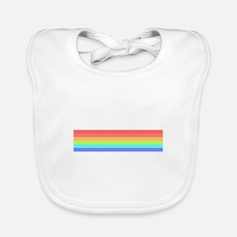 arc en ciel Bavoir bio Bébé