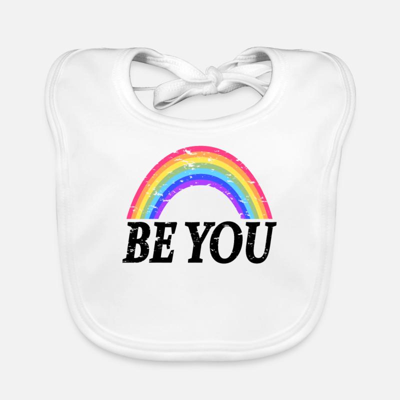 Rainbow Organic Baby Bibs