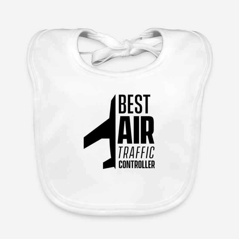 Best Air Traffic Controller Job Air Traffic Controller Air Traffic Controller Organic Baby Bibs