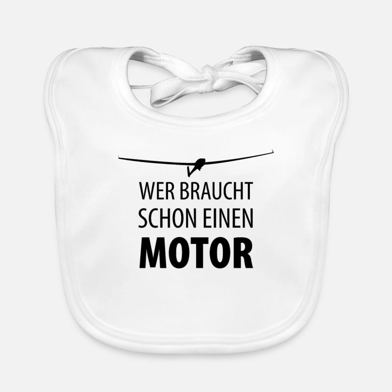 Glider pilot glider flying glider Organic Baby Bibs
