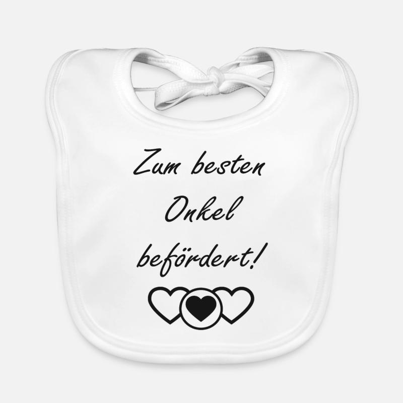 bester Onkel Spruch Baby Bio-Lätzchen