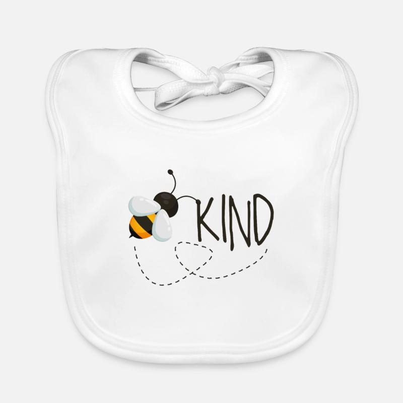 Conception de conception de type abeille pour l'environnement de filles de garçons Bavoir bio Bébé