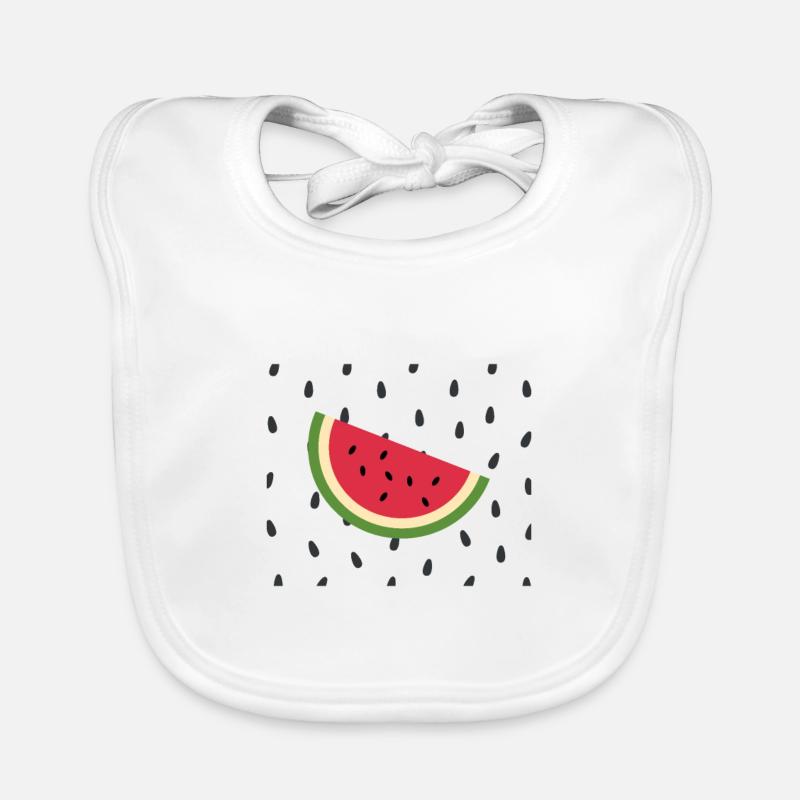 Pastèque Bavoir bio Bébé