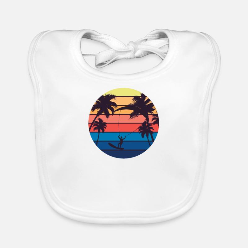 kite surf Bavoir bio Bébé