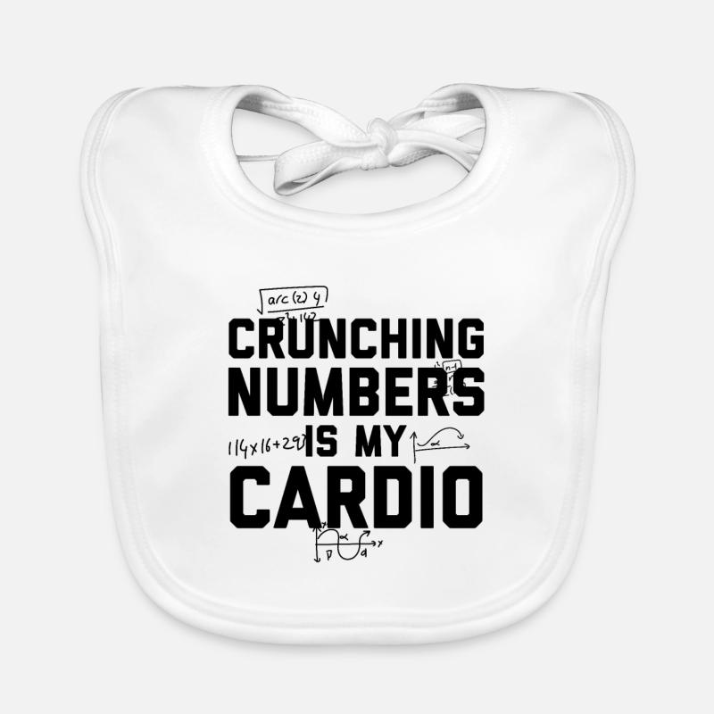 Mathématicien | Cadeaux de maths de professeur de mathématiques Bavoir bio Bébé