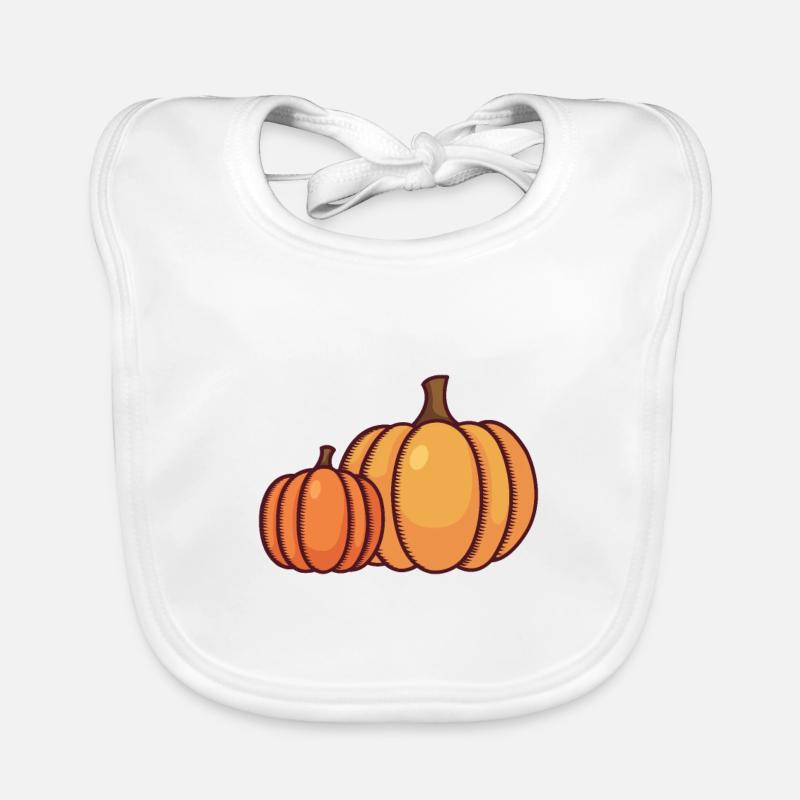 Pumpkins Organic Baby Bibs