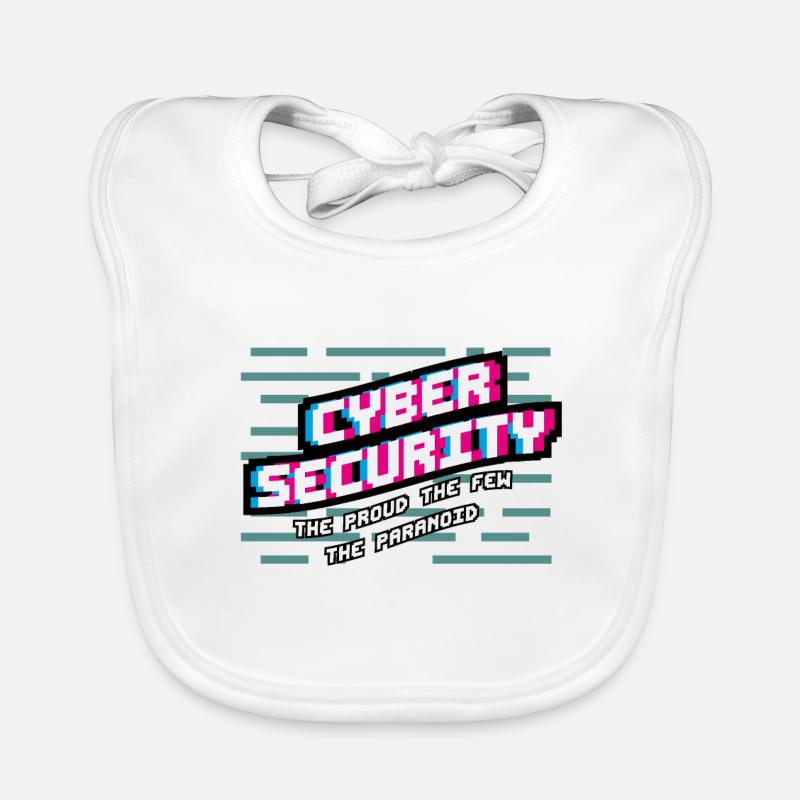 Gift for hacker programmer. Funny hacker Organic Baby Bibs