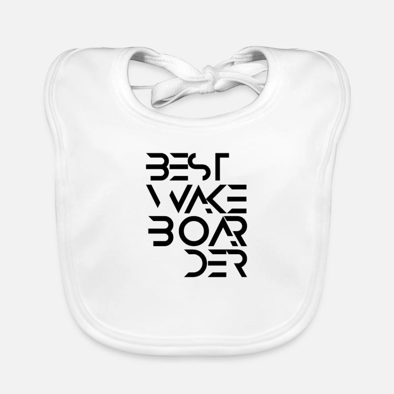 Best wakeboarder wakeboard wakeboarding Organic Baby Bibs