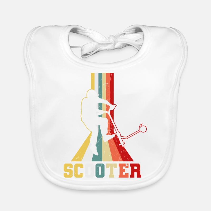 Idée cadeau Scooter stunt kick scooter Bavoir bio Bébé