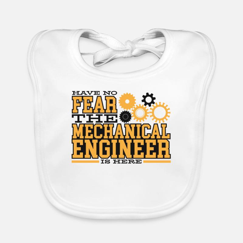 Mechanical engineering mechanical engineer engineer gift idea Organic Baby Bibs