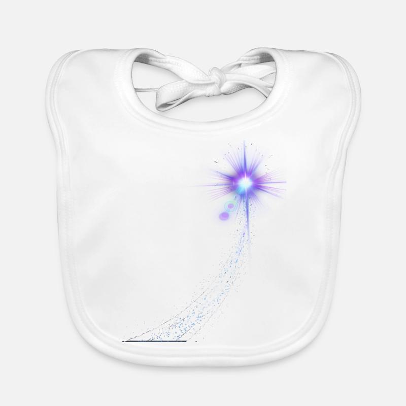 Shooting star Organic Baby Bibs