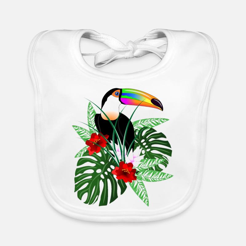Toucan oiseau Bavoir bio Bébé