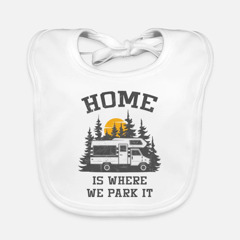 Camper Camping Wohnmobil Baby Bio-Lätzchen