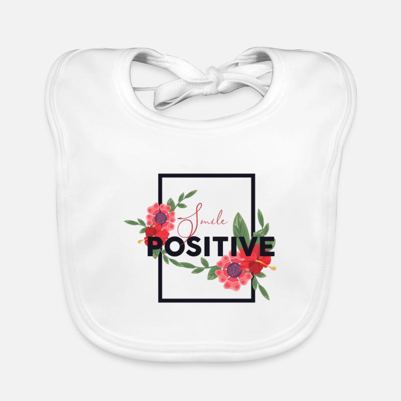SMILE POSITIVE GESCHENK Baby Bio-Lätzchen