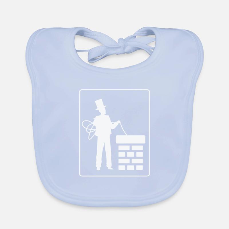 Idée cadeau ramoneur Schonsteinfeger Bavoir bio Bébé