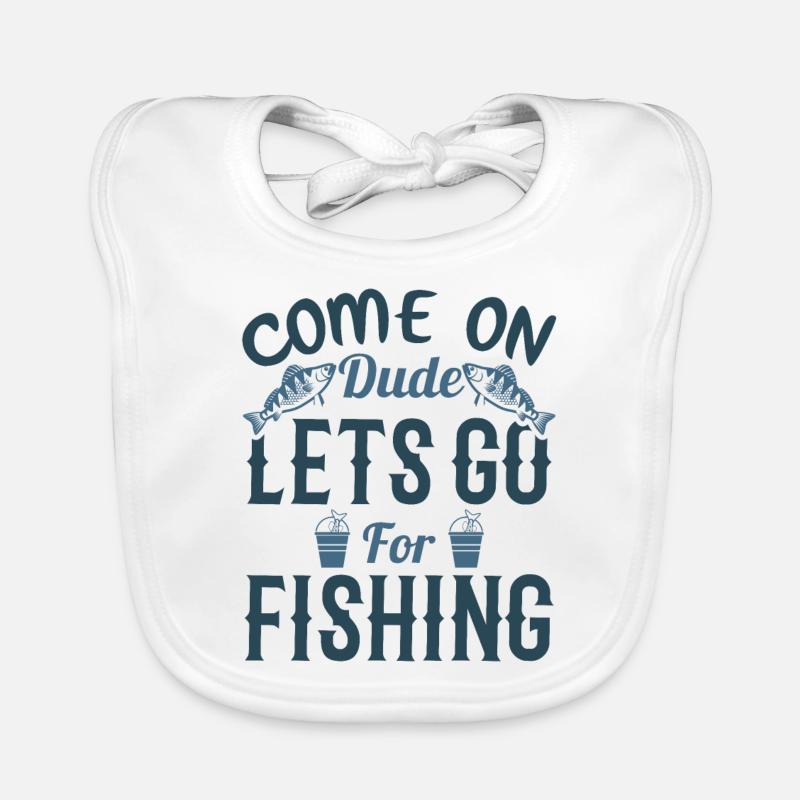 Fishermen fish fresh fish Organic Baby Bibs