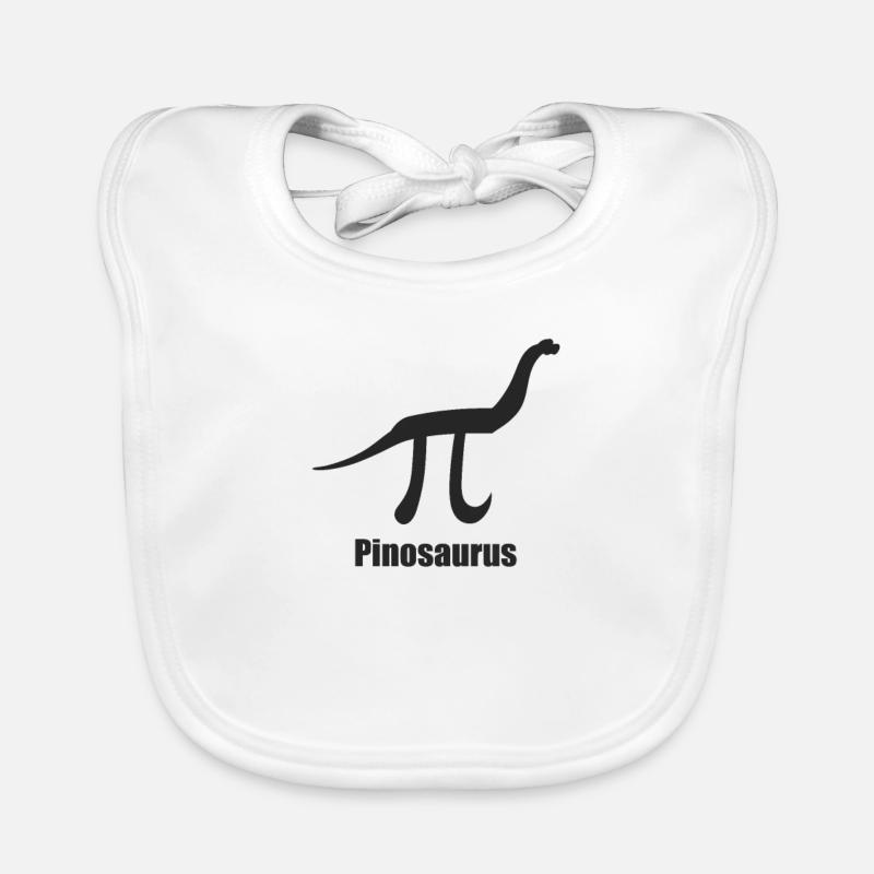 Math Maths Joke Math Teacher Pinosaurus Organic Baby Bibs