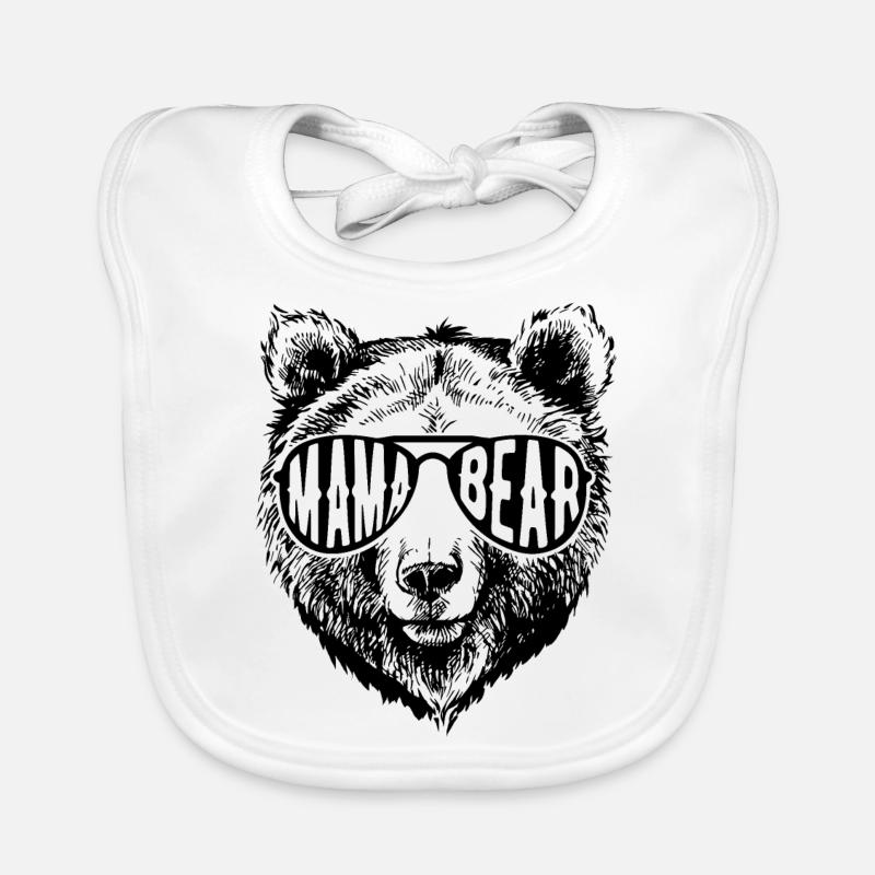 Maman Ours Bavoir bio Bébé