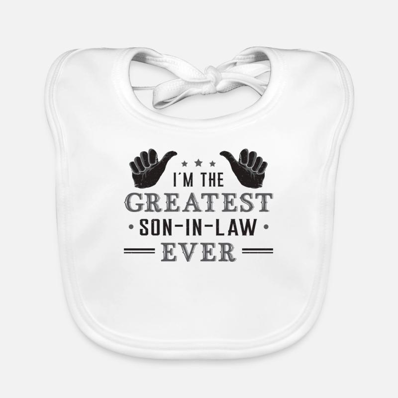 Traum Schwiegersohn Schwiegermutter Sohn Geschenk Baby Bio-Lätzchen