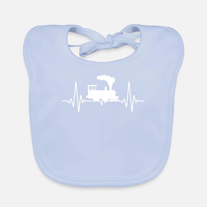 Trains Organic Baby Bibs