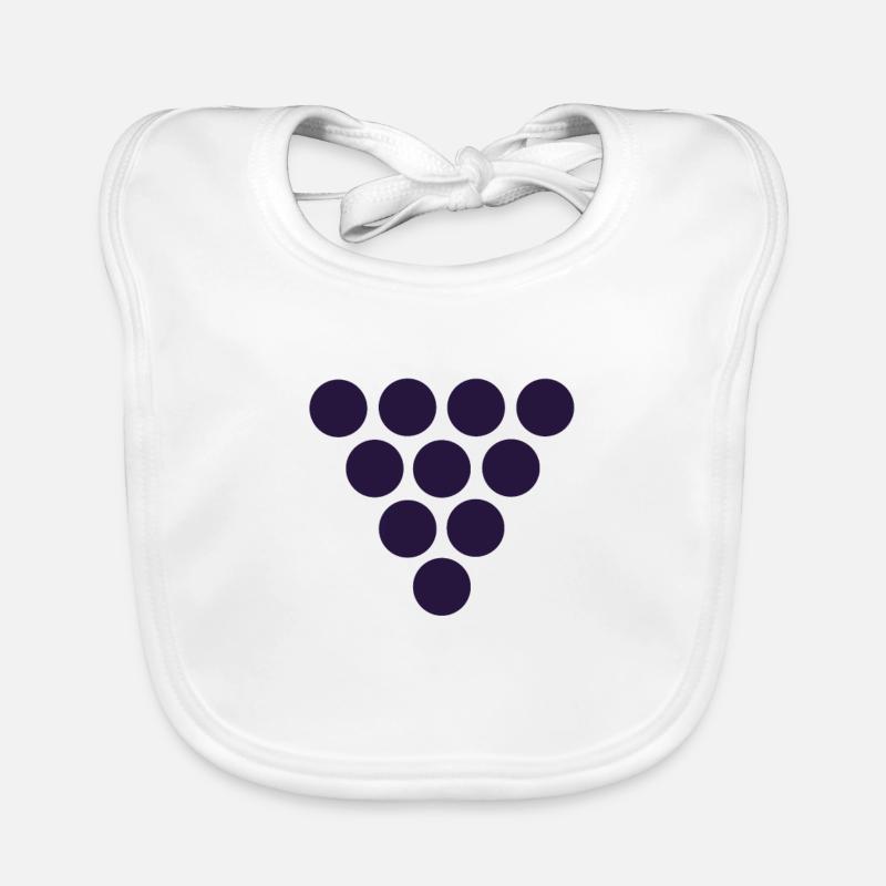 Anime Handschuh Trauben Baby Bio-Lätzchen