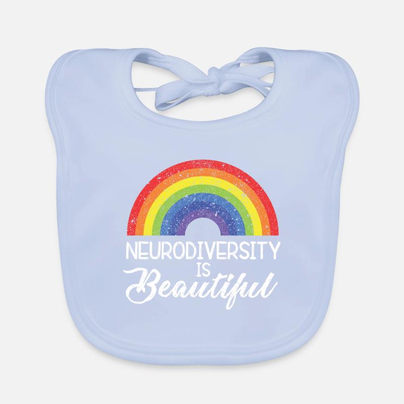 Neurodiversité Neurodiversité Autisme Autiste Bavoir bio Bébé