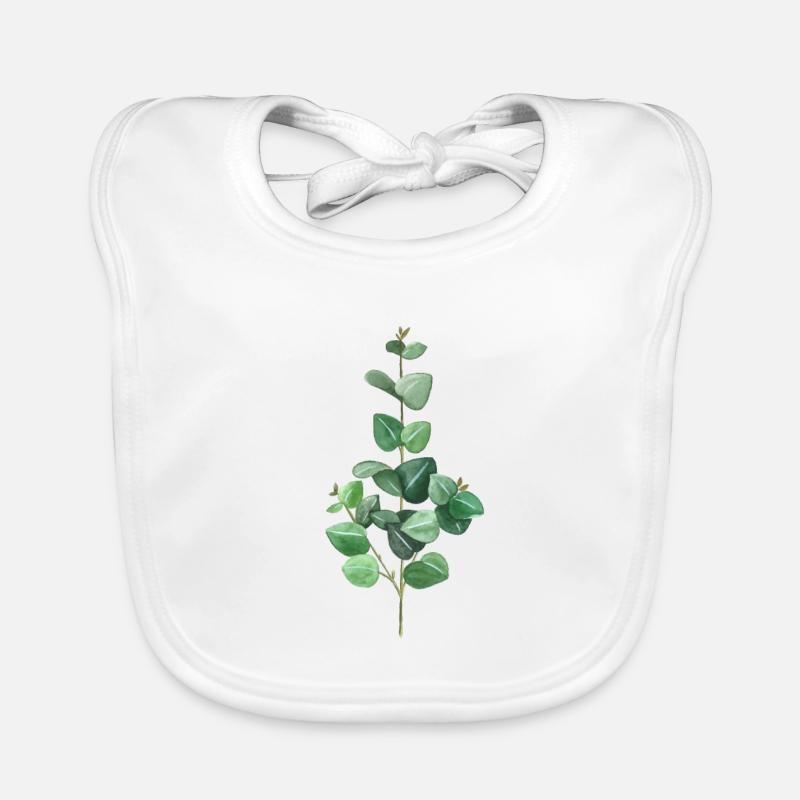 Eucalyptus vert Bavoir bio Bébé