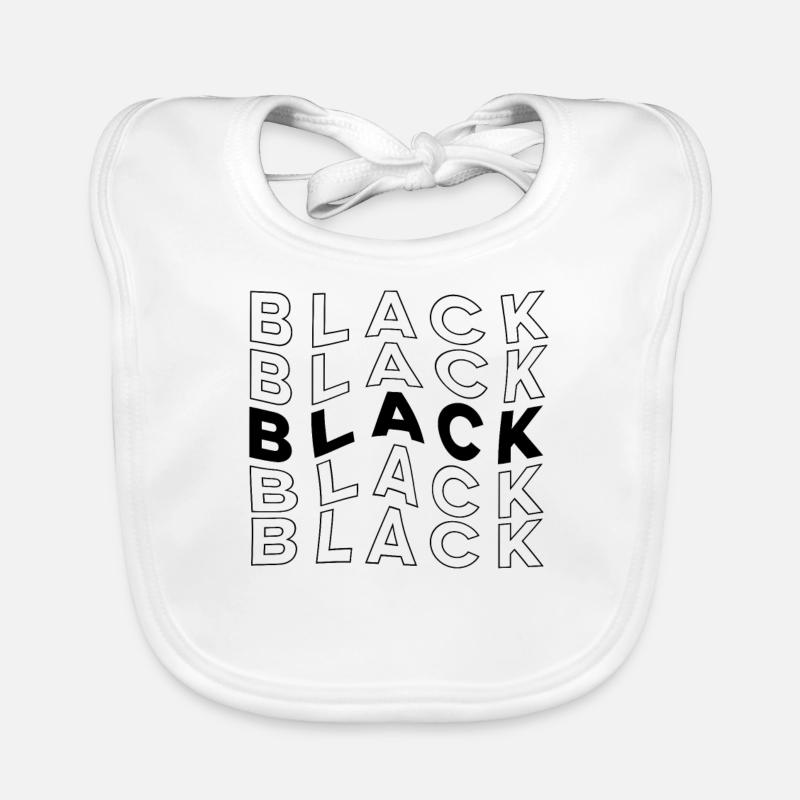 Plus de noir Bavoir bio Bébé