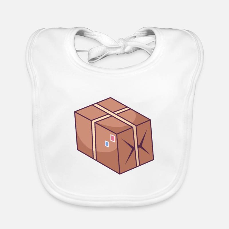 Delivery and Parcel Service Organic Baby Bibs