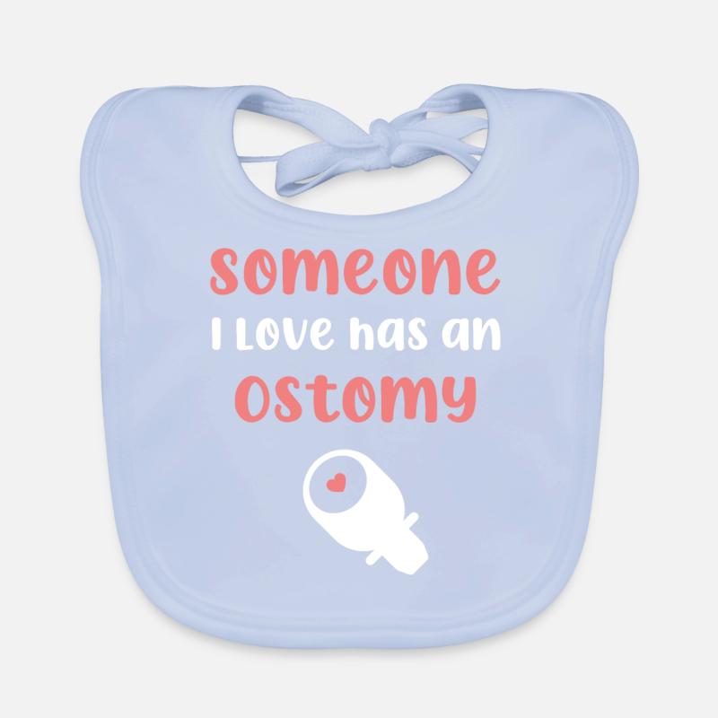 Jemand, den ich liebe, hat eine Ostomie Baby Bio-Lätzchen