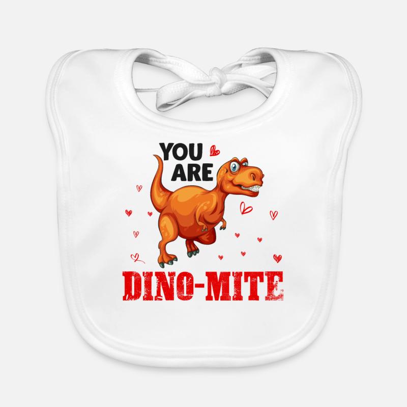 Dino Vous êtes Dino-Mite Bavoir bio Bébé