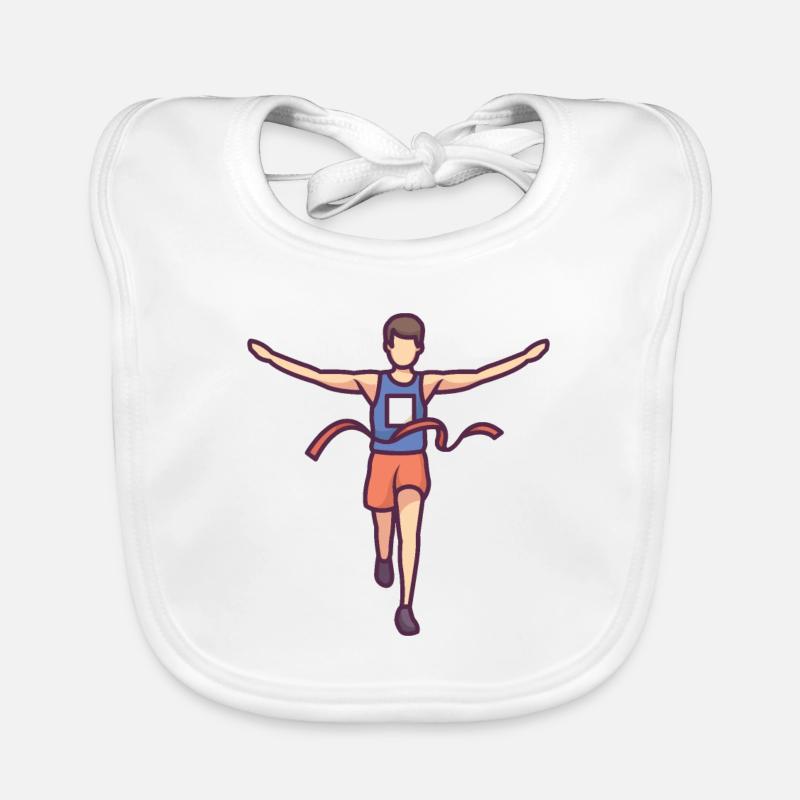 Marathonläufer Baby Bio-Lätzchen