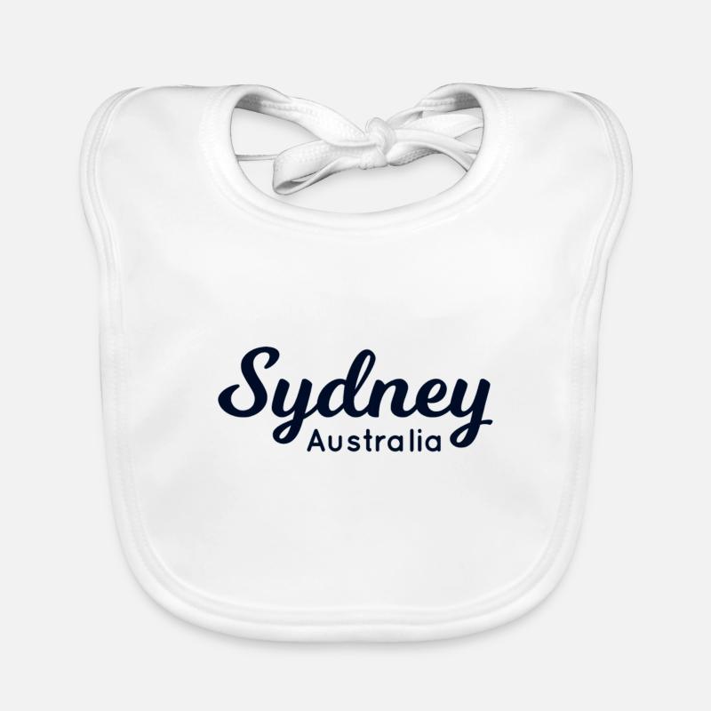 Sydney - Bavoir bio Bébé - blanc