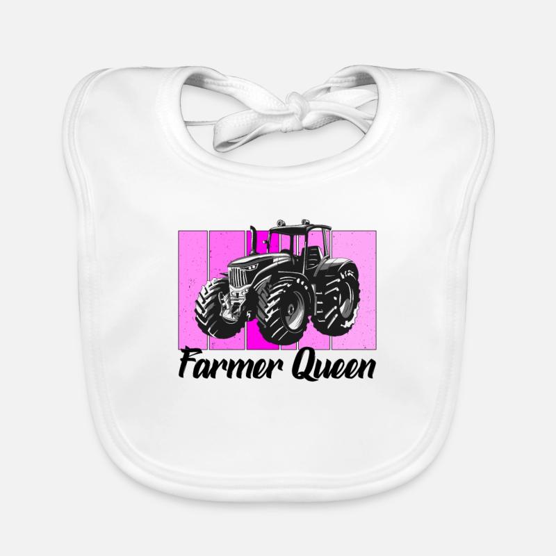 Farmer queen Baby Bio-Lätzchen