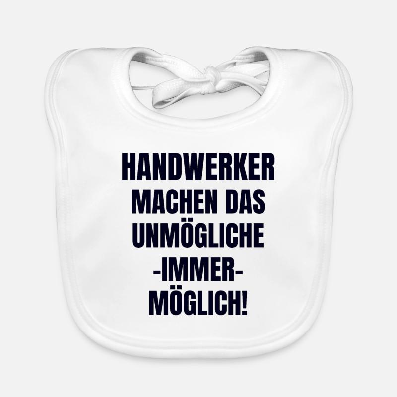 Handwerker Baby Bio-Lätzchen