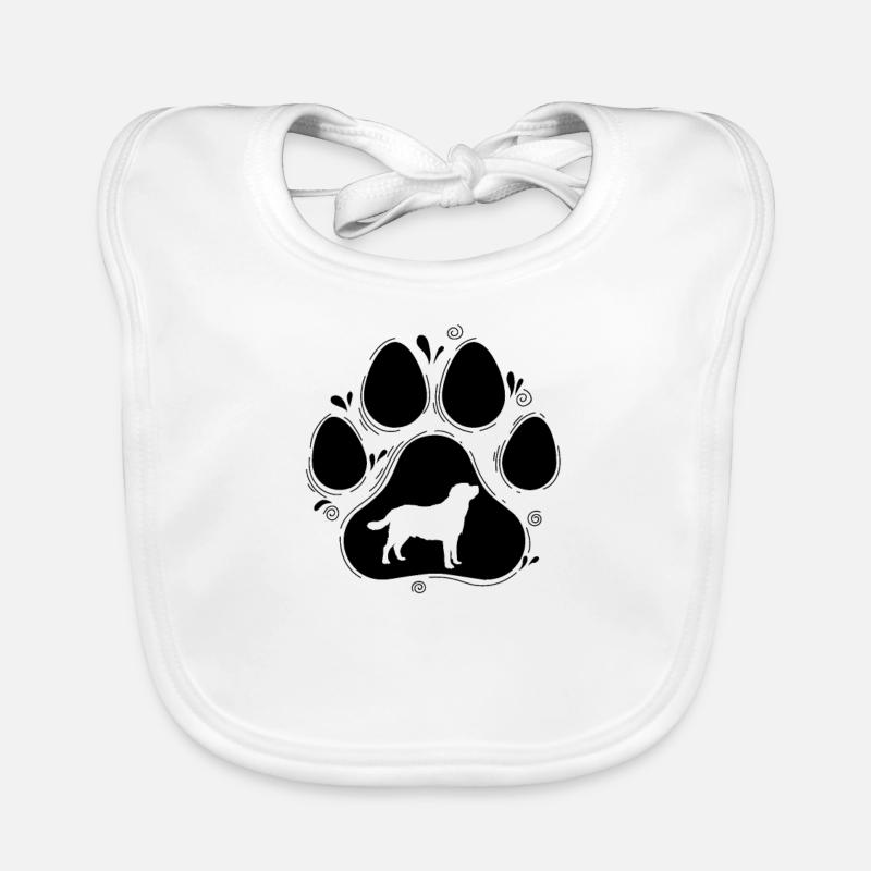Patte de chien Labrador Bavoir bio Bébé