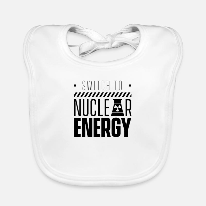 Zu Atomkraft wechseln Kernkraft Atom Kernenergie Baby Bio-Lätzchen