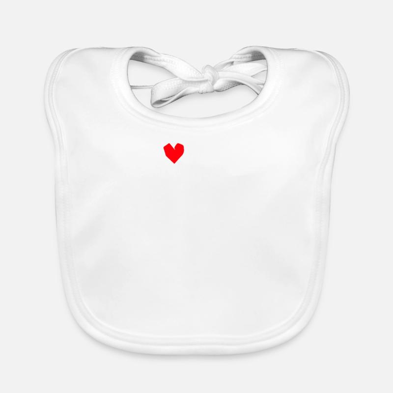 Idée cadeau propriétaire de chien d'amour de teckel Bavoir bio Bébé