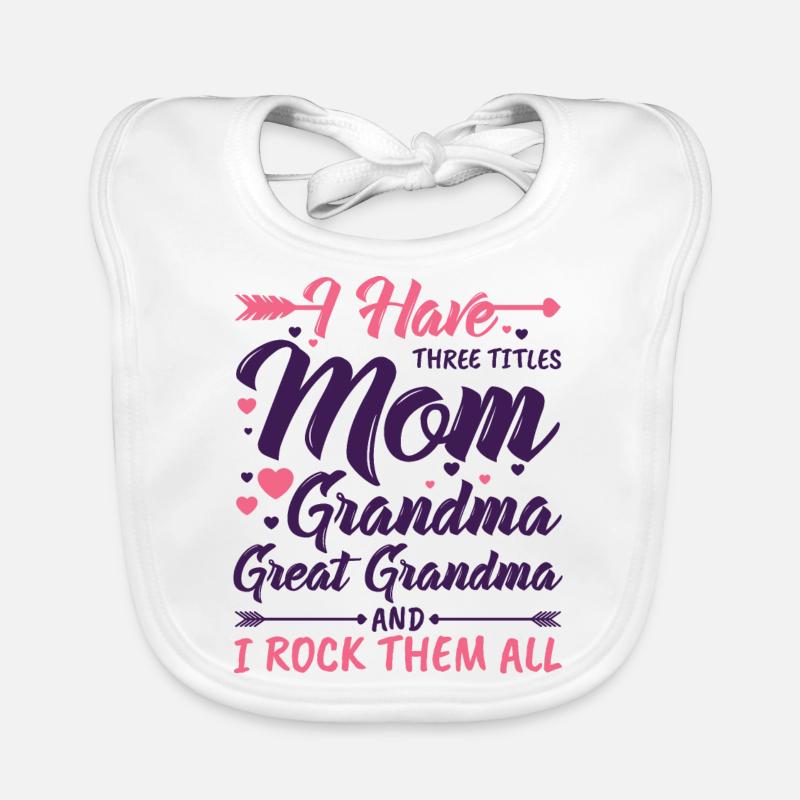 Urgroßmutter Uroma Geschenkidee Baby Bio-Lätzchen