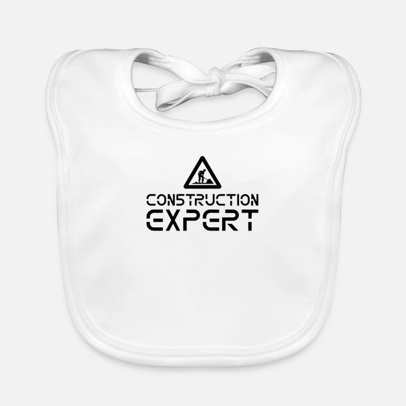 Chantier de construction ExpertE ouvriers du bâtiment construction travaux de construction Bavoir bio Bébé