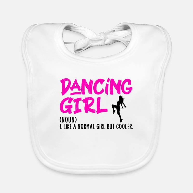 Dancing girl Organic Baby Bibs