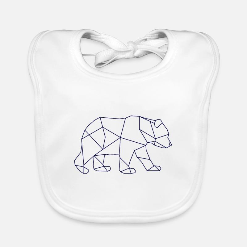 Bär Eisbär Baby Bio-Lätzchen